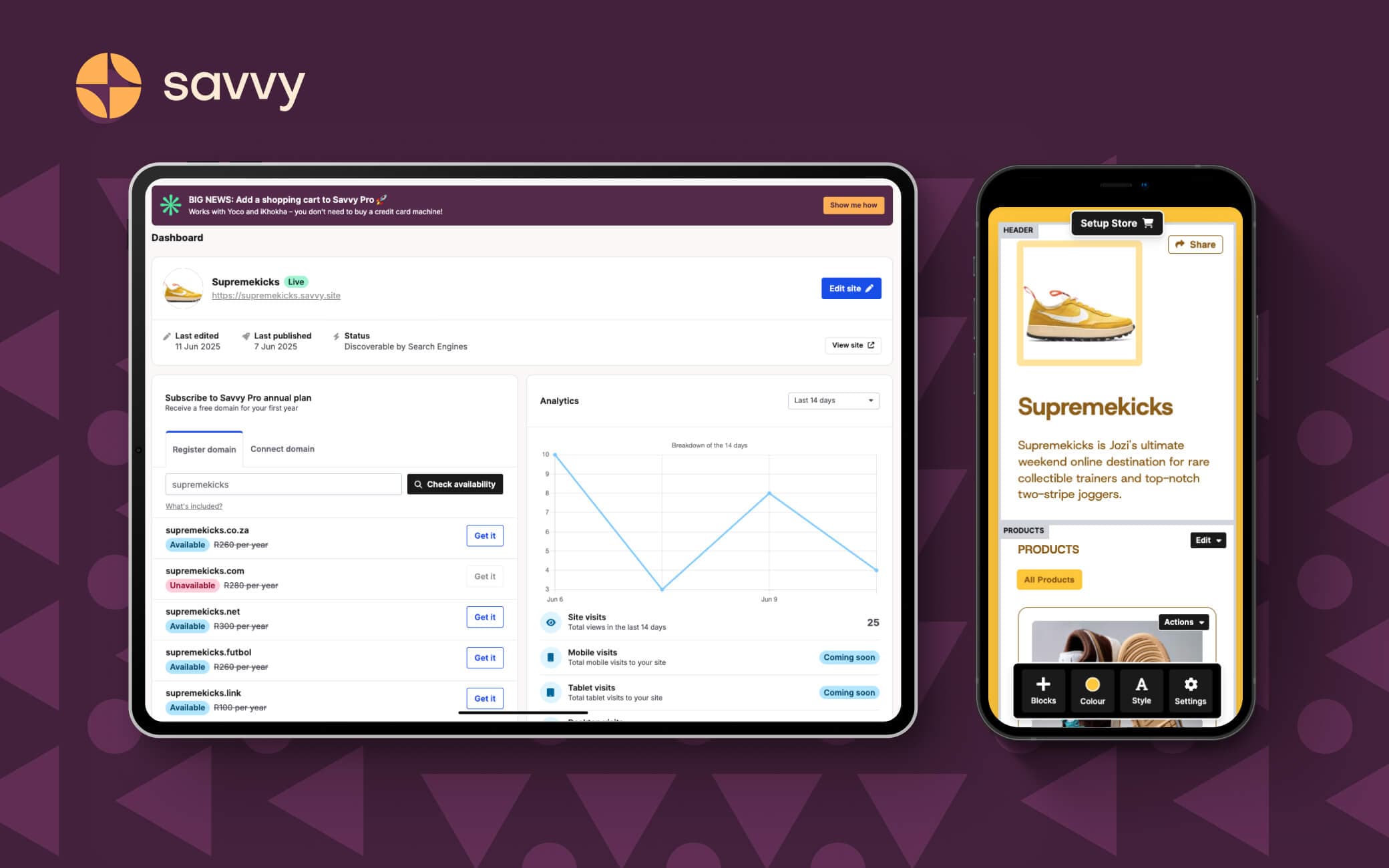A Shopify alternative built for South African entrepreneurs.